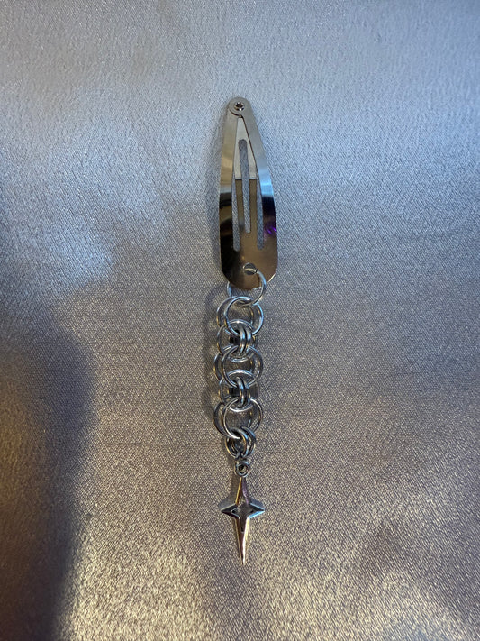 Chainmail Star Hair Clip