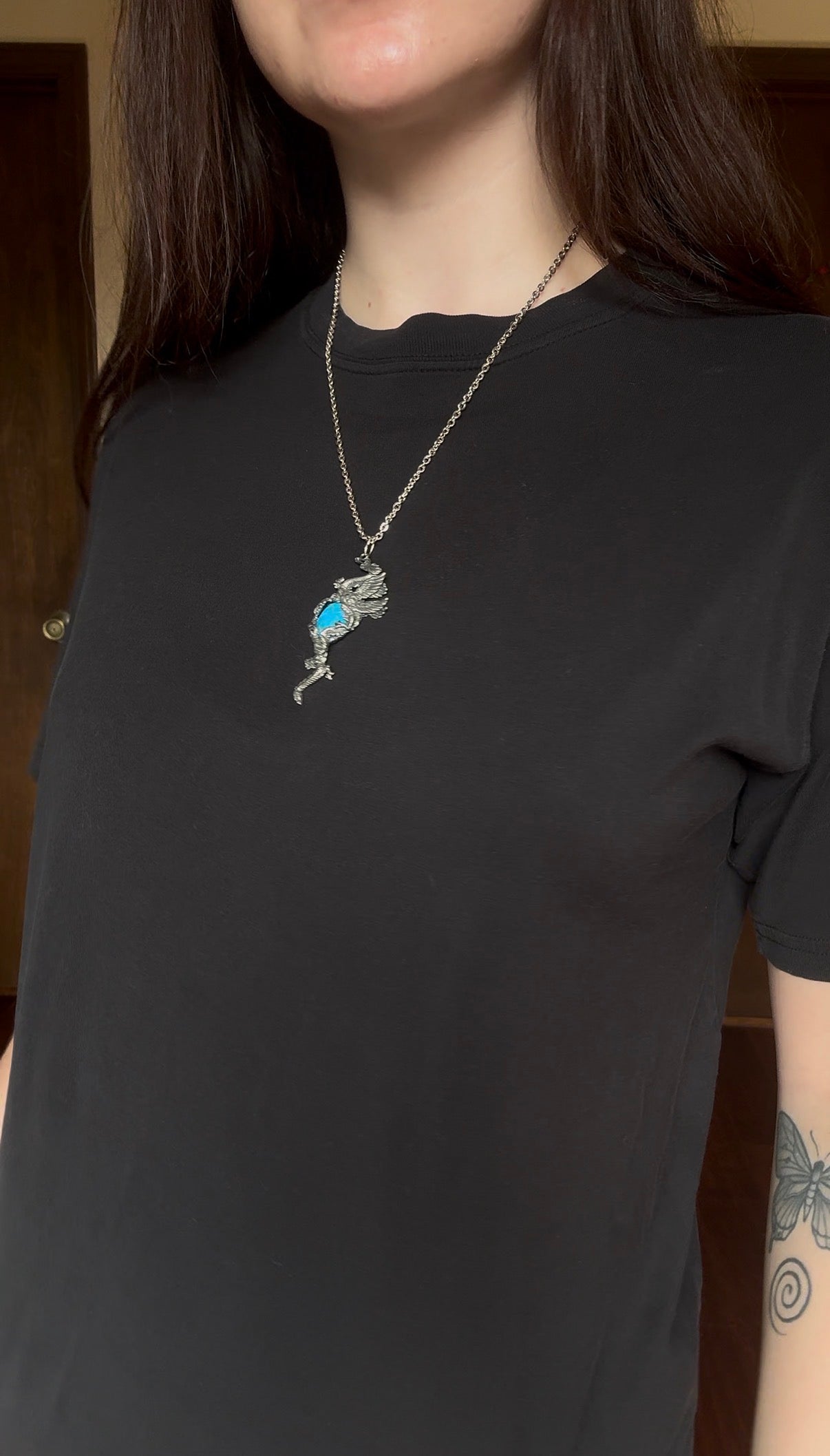 Turquoise Dragon Necklace
