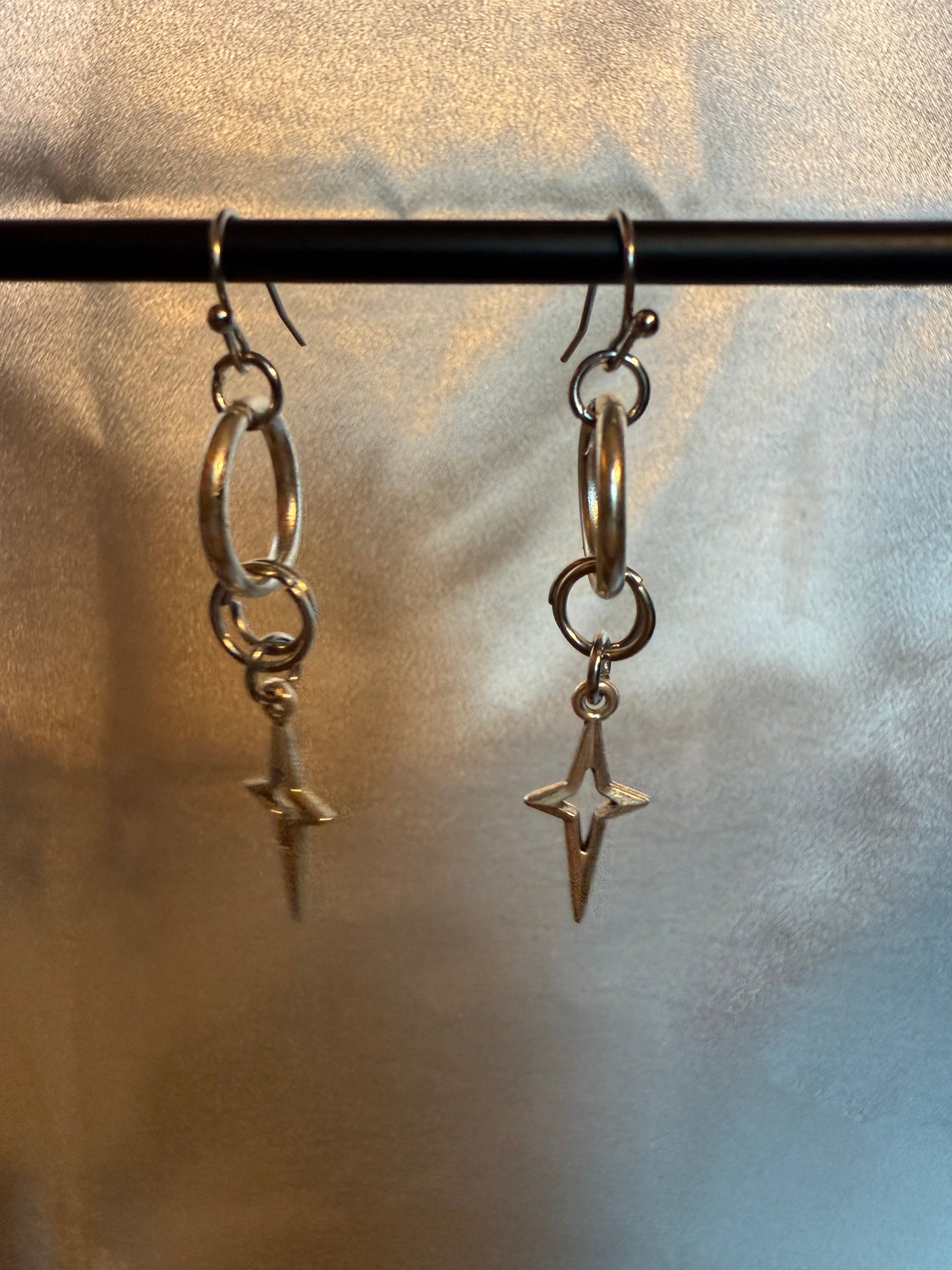 Chainmail Shining Star Earrings