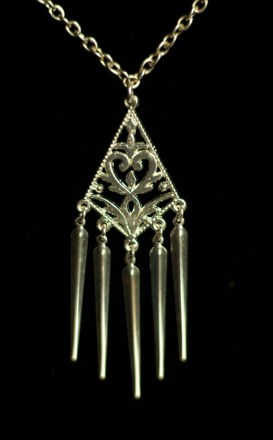 Geometric Dangle Necklace