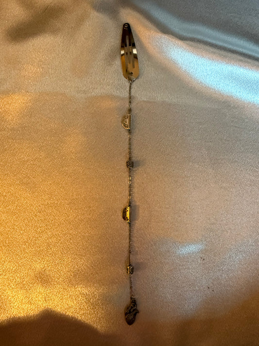Anatomical Heart Hair Chain