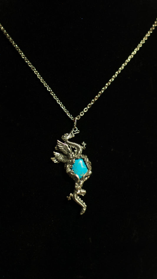 Turquoise Dragon Necklace