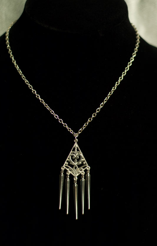 Geometric Dangle Necklace